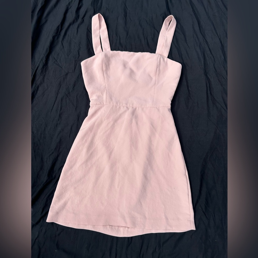 Aritzia Wilfred - Petal Pinn Tie Back Mini Dress